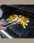 Mata do grilla wielokrotnego użytku non-stick grill gotowanie maty do pieczenia arkusz okładki folia grill Liner narzędzie 33*40