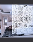 12 sztuk 29x29 cm wiszące ekrany salonu dzielnik panele partycji Wall Art dekoracje dla domu DIY biały z drewna i tworzywa sztuc
