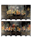 ShaoFu pulpit ozdoby chińskie sztuki rzemiosła lakier Mini składany ekran wykonane z drewna ekranów stołowych prezent do dekorac