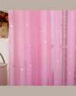 Biała gwiazda Tulle zasłony nowoczesne zasłony do salonu prześwitujące zasłony z tiulu okna zasłony Sheer do sypialni 234 & 20