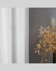 Dyrektyw ”naturowych” soild biały tiul sheer okna zasłony do salonu sypialni nowoczesne tulle organza materiał na zasłony rolety