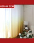 Gradient kolor okna zasłony do salonu sypialnia tiulowe zasłony kuchenne i blackout zasłony na okno stopa cieniowanie 75%