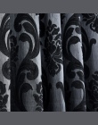 NAPEARL zasłony okna salon żakardowe tkaniny luksusowe zasłony zaciemniające panel zasłony do salonu krótkie czarne kurtyny