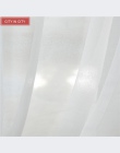CITYINCITY miękkie białe tiulowe zasłony do salonu w stylu japońskim woal przezroczysta zasłona na okno dla sypialnia jadalnia p