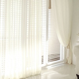 Nowoczesne Tulle okienne zasłony do salonu biały Sheer zasłony do sypialni w stylu rustykalnym przędzy balkon zasłony miękkie ro