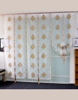 Nowoczesny styl europejski haftowanego tiulu zasłony do sypialni salonu Home panel dekoracyjny Sheer White miękkie leczenia okna