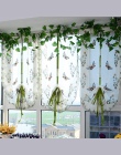 Top Finel motyl tiul na okno rzymskie odcienie okna zasłona rolety haftowane prześwitujące firanki do kuchni salon panel pokojow