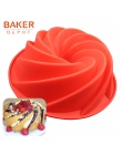BAKER DEPOT silikonowe formy do duże ciasto kwiat korona kształt ciasto narzędzia do pieczenia 3D chleb ciasto formy do pizzy Pa