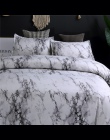 Marmuru wzór pościel zestaw kołdra pokrywa zestaw 2/3 sztuk łóżko – zestaw Twin Double Queen kapa na kołdrę pościel (bez blachy 