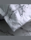 Marmuru wzór pościel zestaw kołdra pokrywa zestaw 2/3 sztuk łóżko – zestaw Twin Double Queen kapa na kołdrę pościel (bez blachy 