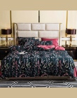 Pościel z egipskiej bawełny miękkie kołdra wyposażony/łóżko zestaw arkuszy wielu kolor Flamingo Paisley pościel zestaw Twin król
