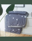 Nowy szary przyjazne dla środowiska przyjazny skóry pościel łóżko materac kołdra poszewka poszewki na poduszkę cztery-sztuka poś