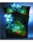 Hipster Galaxy 3D zestaw pościeli wszechświat kosmos tematyczne Galaxy drukuj kołdrę i poszewka na poduszkę Queen size pościel