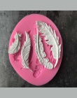 1 PC Feather cukru przyciski silikonowe formy do fondant ciasto dekorowanie narzędzia czekoladowe Gumpaste Mold L145