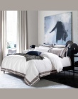 5-star Hotel biały luksusowe 100% egipskiej bawełny pościel ustawia pełna królowa poszwa na kołdrę w rozmiarze king łóżko/płaski