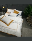 5-star Hotel biały luksusowe 100% egipskiej bawełny pościel ustawia pełna królowa poszwa na kołdrę w rozmiarze king łóżko/płaski