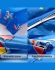 Disney Stitch chłopców pościel ustawia Twin królowa Cartoon kapa na kołdrę poszewka na poduszkę niebieski łóżko pościel kołdra p