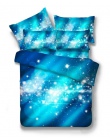 4 sztuk 3d zestawy pościeli Galaxy wszechświat kosmos tematyczne narzuta na łóżko pościel pościel poszewki na poduszkę łóżko koł