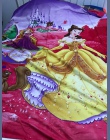 Disney słodki różowy księżniczka dziewczyna kapa na kołdrę 2/3/4 pc śnieg biały sophia druku kis prezent zestaw pościeli pojedyn