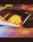 Ogień i lodu przez JoJoesArt pościel ustawić niebieski i żółty 3D kapa na kołdrę z poszewki na poduszki wilk wilki łóżko – zesta
