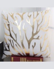 2019 złota brązujący poszewki na poduszki luksusowe geometryczne ananas bawełniana poszewka na poduszkę biała sypialnia biuro w 
