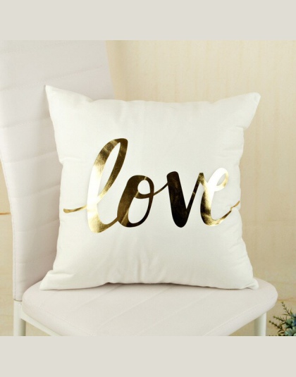 2019 złota brązujący poszewki na poduszki luksusowe geometryczne ananas bawełniana poszewka na poduszkę biała sypialnia biuro w 
