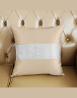 Dekoracyjna poszewka na poduszkę flanelowe diamentowe patchwork nowoczesne proste rzuć poszewka na poduszkę Party Hotel tekstyli