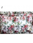 1 pc czysty emulacji Silk Satin poszewka na poduszkę poszewka na poduszkę Multicolor 48*74 cm