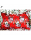 1 pc czysty emulacji Silk Satin poszewka na poduszkę poszewka na poduszkę Multicolor 48*74 cm