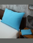 1 PC jednolity kolor łóżko poszewki na poduszki standardowy poszewka na poduszkę poszewka na poduszkę pościel sypialnia 17 kolor
