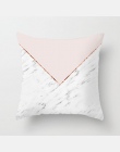 Przypadki rzucać pokrywa drukowane prezent geometryczny poliester poduszka poduszka Home różowy czarny biały