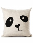 Deer Home miłość gwiazda Panda drukowane bawełniane lniana poszewka na poduszkę dekoracyjne biuro domu rzuć poszewka na poduszkę