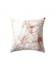 45*45 cm tkanina o fakturze skórki brzoskwiniowej marmuru wzór miękkie wygodne łóżko poszewka na poduszkę Home Room Fashion Squa
