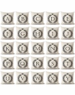 Litery alfabetu angielskiego drukowane bawełniane lniana poszewka na poduszkę dekoracyjne biuro domu rzuć Pillow pokrywa Cojines