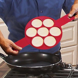 Kuchnia Pancake ekspres do formy do silikonowe foremki do pieczenia Mat Nonstick narzędzie do gotowania jajko do pieczenia kuche