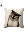 Domu moda śliczne sowa zwierząt drukuj poszewka na poduszkę pokój miękkie kwadratowy kształt siedzenia talii odpoczynku poszewka