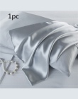 100% poliester luksusowe pokrowce jedwabna poszewka na poduszkę pokrywa Satin czystego poszewka na poduszkę łóżko poduszki przyp