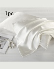 100% poliester luksusowe pokrowce jedwabna poszewka na poduszkę pokrywa Satin czystego poszewka na poduszkę łóżko poduszki przyp