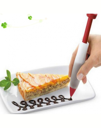 1 sztuk ciasto krem czekoladowe dekorowanie strzykawka płyta silikonowa marker z farbą ciasto Cookie lody dekorowanie długopisy
