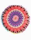 Nowy różnego rodzaju Indian Mandala poduszki podłogowe okrągłe poduszki poduszki poduszki pokrywy skrzynka # XT
