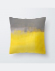 Poszewka na poduszkę żółty kwadratowa poszewka na poduszkę 45x45 cm poliester Peachskin łóżko poszewki na poduszki dekoracyjne d