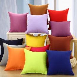 Urijk poduszka dekoracyjna pokrywa dla pokoju gościnnego cukierki kolorowa poduszka przypadku t-shirty nieformalny solidny baweł