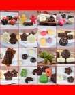 Nowy silikonowe formy czekoladowe 24 kształty czekoladowe narzędzia do pieczenia non-stick silikonowe formy ciasto galaretki i f