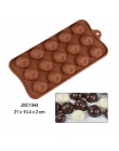Nowy silikonowe formy czekoladowe 24 kształty czekoladowe narzędzia do pieczenia non-stick silikonowe formy ciasto galaretki i f
