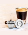 Nowa stal nierdzewna metalu 2 w 1 użycie filtr do kawy Nespresso wielokrotnego użytku kapsułki wielokrotnego napełniania Refilab