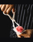 OBRKING 2 sztuk rurociągi kwiat nożyczki do paznokci bezpieczeństwa Rose Decor podnośnik kremówka ciasto dekorowanie taca krem t