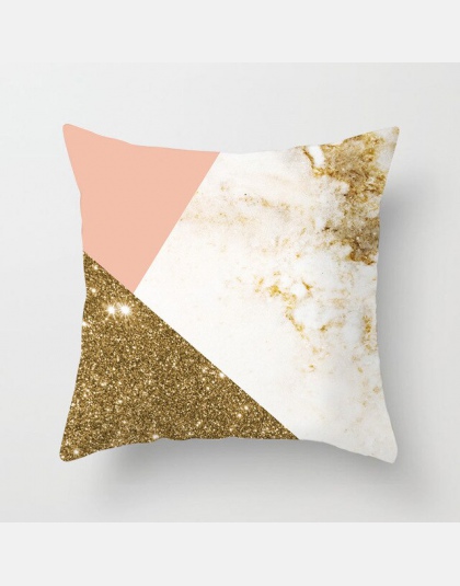 T-shirty nieformalny geometryczny poliester domu rzut poduszka poduszka prezent etui na drukowane różowy