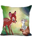 Niestandardowe Poszewka dekoracyjna Bambi i Faline Square zapinana na suwak poduszka pokrywa najlepszy prezent 35X35,40x40,45x45