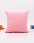 Hot moda krótki styl poszewka na poduszkę 45*45 cm solidna kolorowa poduszka Case Home dekoracyjne poliester poszewka na poduszk