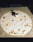 Tortilla dywan Tortilla Burrito koc list druku dywan okrągły miejscu dla biura sypialnia na zewnątrz Dropshipping Burrito koc